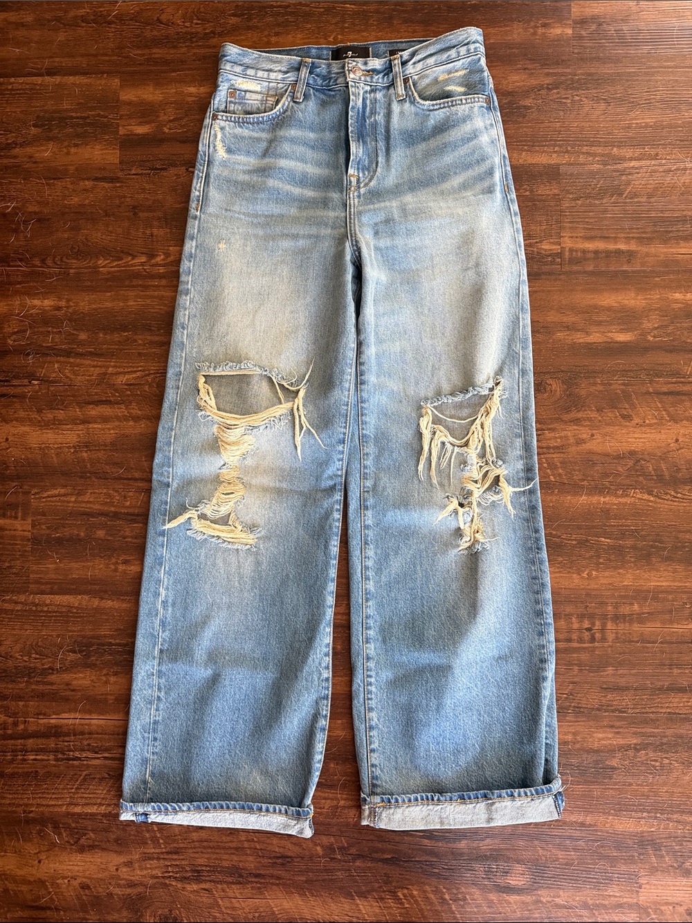 7 For All Mankind Light Blue Denim Jeans